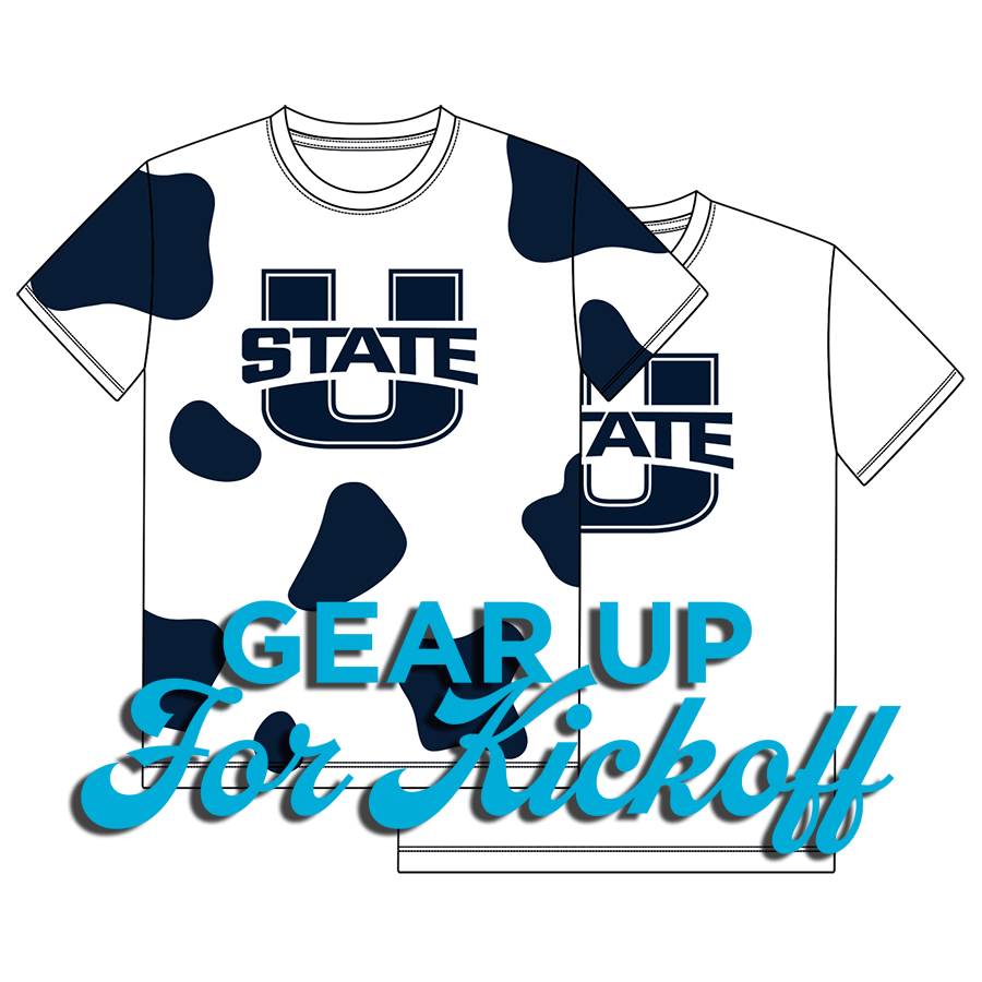 U-State Cow Apparel - Gear Up for Kickoff