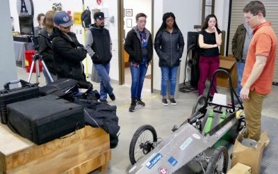 Students seeing the used F24.