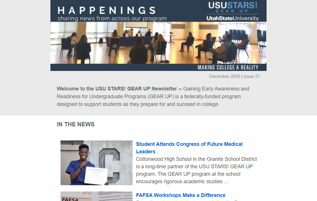 thumbnail newsletter