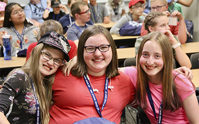 GEAR UP students at Biology in Life camp.