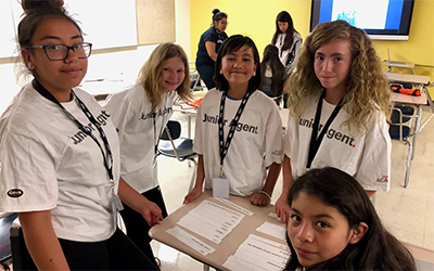 Granite students participates in the Geek Squad Academy hosted by Best Buy.
