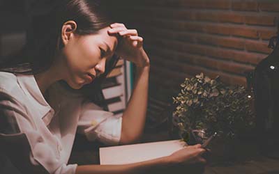 Student Studying.