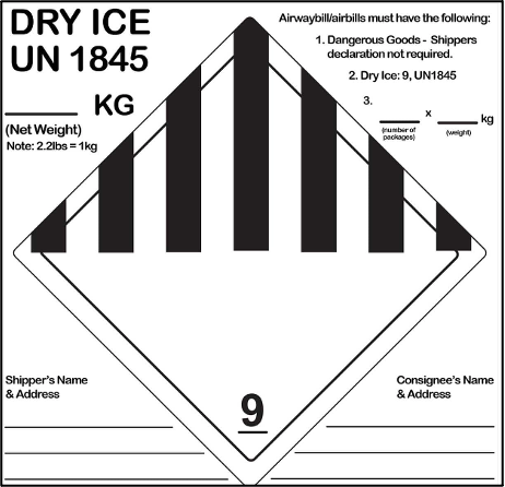 Dry Ice Hazard image