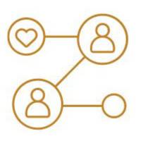 connection line with people