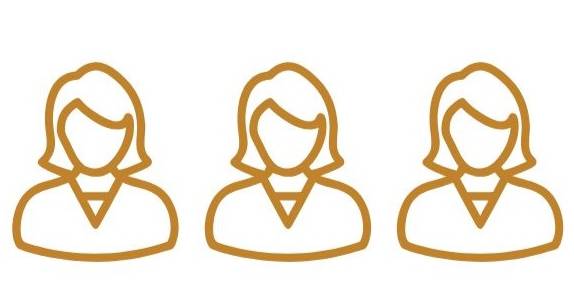 icon of three women