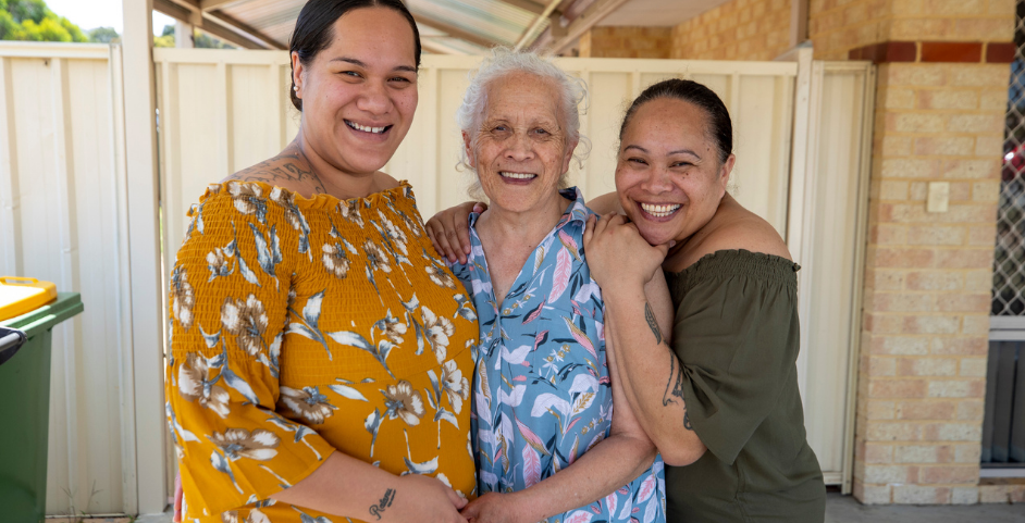3 generations of women