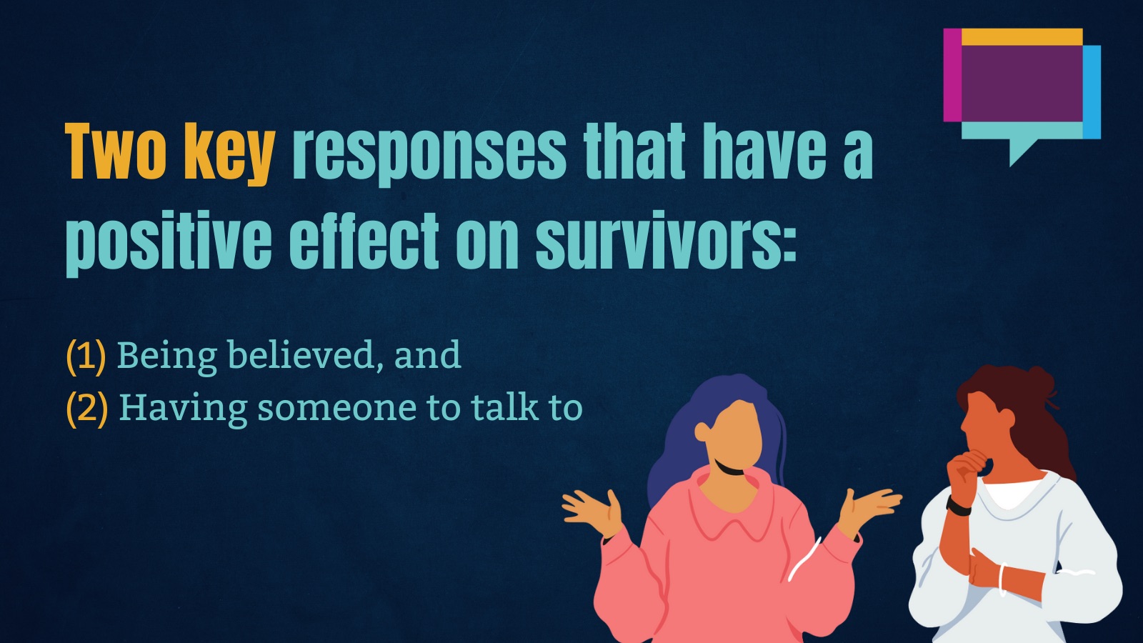 infographic about responding to sexual assault